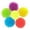 multicolor 6pc, variant on Mini Massage Stress Balls Toy 6/12 Pcs Rubber Squeeze Squeeze Sensory Toy For Kids Adults Elderly Full Body Muscle Relaxation Portable Office Home Massage Tool