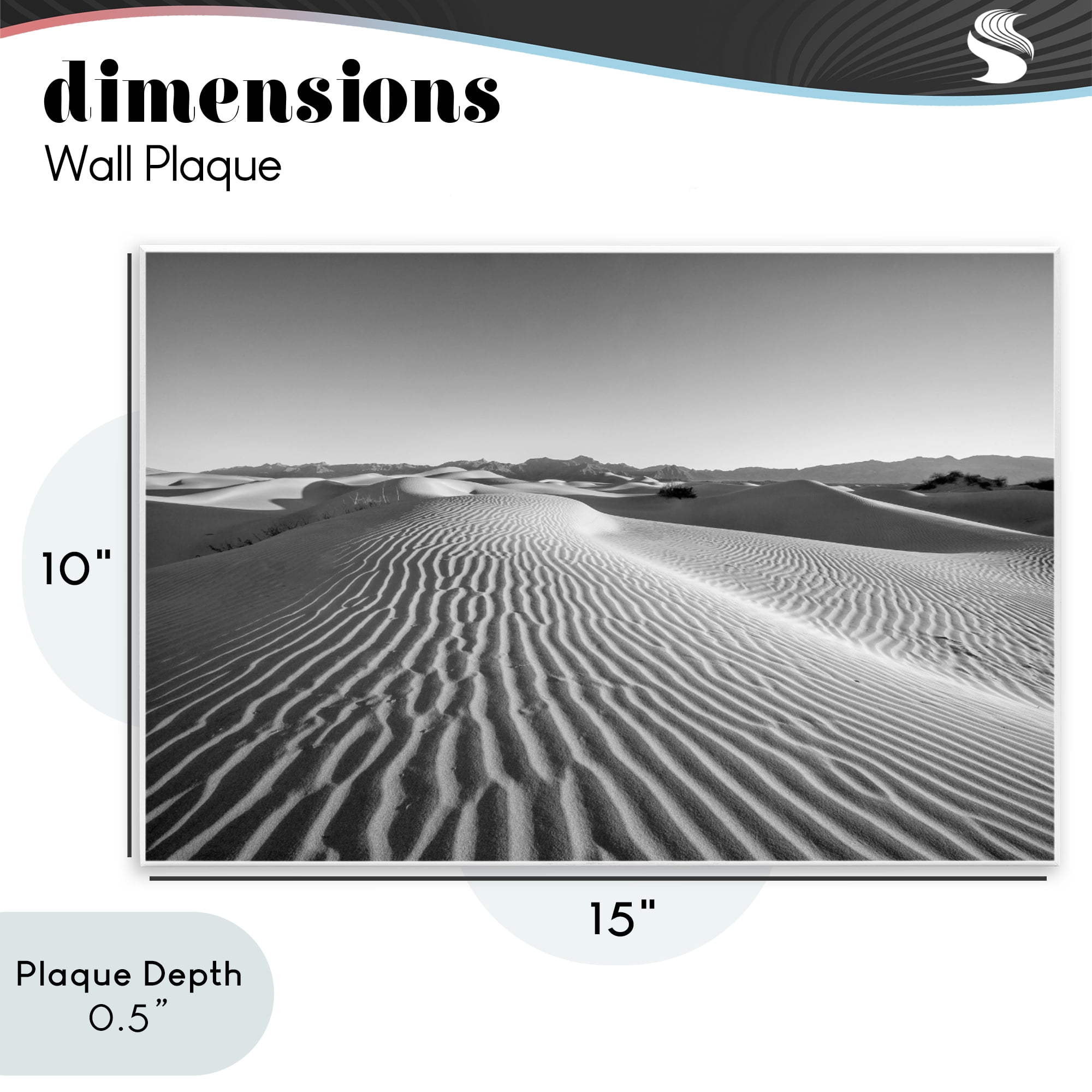 Stupell Industries Sand Waves In The Distance Wall Plaque Art, design by Jon Evan