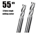thumbnail image 2 of Roughing End Mill Tungsten Carbide 3 Flutes Milling Cutter For Metal Aluminum Cnc Machine Milling Tools 4mm To 20mm Tool ,Great Multi-Purpose Application, 2 of 6