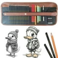 thumbnail image 3 of Sketching Pencil Set, Drawing Pen Charcoal Sketch Included Graphite Pencils, Charcoal Pencils, Paper Erasable Pen, 30pcs Total for Beginners Artist (First Sketch Pencil), 3 of 4