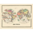 thumbnail image 3 of Unknown 14x12 Black Modern Framed Museum Art Print Titled - World, 3 of 5