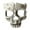 A, variant on Gothic Skull Candle Holder for Halloween,Spooky Simulated Skeleton Candlestick Holders Crafts,for Halloween Home Party Graveyard Outdoor Bar Decoration