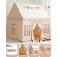 thumbnail image 4 of Tienda de campaña infantil RONGFA, grande, con tapete, luces y bolsas, 4 of 7