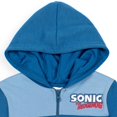 thumbnail image 2 of SEGA Sonic The Hedgehog Little Boys Fleece Half Zip Hoodie Toddler to Big Kid, 2 of 5