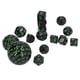 thumbnail image 2 of Juego de dados poliédricos 15 piezas D3-D100 de 3 caras a 100 caras ANGGREK Otros, 2 of 8