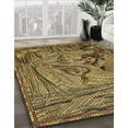 thumbnail image 2 of Ahgly Company Indoor Rectangle Patterned Orange Gold Area Rugs, 5' x 8', 2 of 6