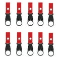 thumbnail image 1 of Greeniant Paquete de 10 Clip de soporte para botella de agua Correa de nailon Hebilla Gancho Mosquetón Colgador Accesorio Senderismo al aire Ropa Deportiva, Zapatos Rojo, 1 of 6
