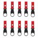 thumbnail image 1 of Greeniant Paquete de 10 Clip de soporte para botella de agua Correa de nailon Hebilla Gancho Mosquetón Colgador Accesorio Senderismo al aire Ropa Deportiva, Zapatos Rojo, 1 of 6