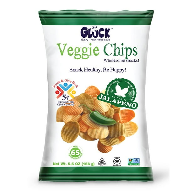 Gluck Jalapeno Veggie Chips, 5.5 Oz