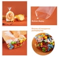 thumbnail image 5 of HOMEIORA Cellophane Treat Bags 8" x 12", 100 Pack Clear Goodie Bags, Bottom Gusset for Stand-Up Display, Small Plastic Gift Wrap for Cookies, Candy, Party Favors, Popcorn, Includes 100 Gold Ties, 5 of 7