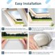 thumbnail image 3 of Sello de ventana para aire acondicionado móvil, tela de aislamiento de ventana de pivote central, perímetro de hasta 460 cm, apto para todas las unidades de aire acondicionado móviles(2, 3 of 3