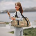 thumbnail image 6 of Rateoe Colorful Paisley Pattern Gym Bag for Women, Duffle Bag for Travel with Wet Pocket, Carry on Weekender Bags for Women, Water Resistant Travel Bag Duffel Bag, 6 of 7