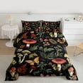 thumbnail image 2 of Homewish Botanical Mushroom 2pcs Bedding Comforter Set for Boys Girls,Flying Butterfly Twin Comforter Sets,Tree Leaves Breathable Bedding Set,Super Cozy Room Decor,Reversible, 2 of 8