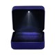 thumbnail image 1 of Caja de regalo de joyería cuadrada de lujo kusrkot para propuesta compromiso boda Azul, 1 of 8