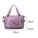 thumbnail image 2 of Púrpura*Bolsa de viaje Bolsa de gimnasio deportiva Bolsa de mano plegable Bolsa grande para pasar la noche con bolsillo mojado, 2 of 5