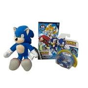 Great Gift Set- Sonic The Hedgehog Kids Plush, Puzzle & Diecast Set