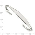 thumbnail image 3 of Sterling Silver Cuff Bangle Made In Thailand qb269, 3 of 5