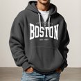 thumbnail image 1 of MHFRRA Sudadera con Capucha, Suave, Cómoda, Estilo Jersey para Uso Informal Al Aire Libre, Ligera, Deportiva, con Cremallera Negro, 1 of 3