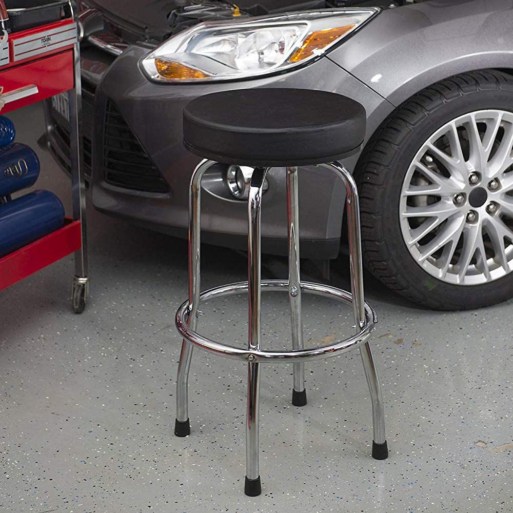 Torin Swivel Bar Stool 14.5-inch Diameter Seat w/ High-Density Foam Pad