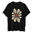 thumbnail image 5 of Elegant Blouses for Women Dressy Casual Basic Fitted Short Sleeve Tees Shirt Womens Tops Dressy Casual Sexy Blouses Warehouse Today Shipping, 5 of 5