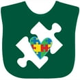 thumbnail image 3 of Inktastic Autism Puzzle Piece Autistic Spectrum Awareness Boys or Girls Baby Bib, 3 of 4