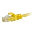 thumbnail image 2 of C2G 6ft Cat6a Snagless Unshielded (UTP) Ethernet Cable - Cat6a Network Patch Cable - PoE - Yellow - Patch cable - RJ-45 (M) to RJ-45 (M) - 6 ft - UTP - CAT 6a - molded, snagless, stranded - yellow, 2 of 4