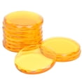 thumbnail image 4 of 10 Uds. Soporte para paleta de pegamento adhesivo para pestañas de vidrio redondo para injerto de extensión de pestañas amarillo, 4 of 8