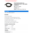 thumbnail image 2 of Power Steering Cooling Line - Compatible with 2002 - 2008 Cadillac Escalade EXT 2003 2004 2005 2006 2007, 2 of 2