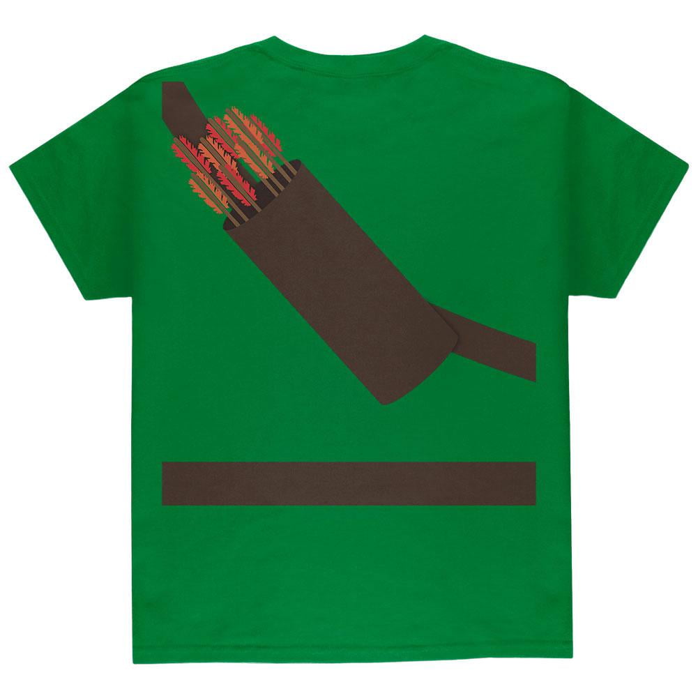 Halloween Robin Hood Costume Irish Green Youth T-Shirt