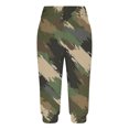 thumbnail image 5 of Penkiiy Womens Camouflage Capri Sweatpants Casual Cropped Jogger Running Pants Lounge Loose Fit Drawstring Waist with Side Pockets L Multicolor, 5 of 6