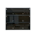 thumbnail image 5 of Jopath Shoe Box with RGB LED Light, Wooden Stackable Shoe Storage Box with Glass Door, Shoe Storage Bin Shoe Display Case for Bedroom, Hallway Black (3 Tier-1), 5 of 8