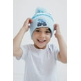 thumbnail image 4 of Monster Jam Megalodon One Size Toddler Beanie Winter Hat Sky Blue / White OS Toddler, 4 of 4