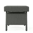 thumbnail image 5 of GDF Studio Olivia Outdoor Wicker Folding Side Table, Gray, Set of 2, 5 of 6