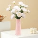 thumbnail image 4 of Jarrón de Plástico Qazbgdl, Tejido de Imitación de Ratán y Diseño Esmaltado de Porcelana, Contenedor Decorativo para Flores Secas o Frescas, 8,27 Pulgadas, 1 Pieza, 4 of 6
