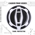 thumbnail image 4 of Gas for Tank Caps Sticker Carbon Fiber Motorcycle Gas for Tank Pad Cover Sticker Decals for Protection Frame for Z900 Z4, 4 of 4