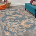 thumbnail image 2 of Paisley Decorative Rug, Traditional Floral Like Pattern Curvy Design Oriental Flower Pointy Leaves, Quality Carpet for Bedroom Dorm and Living Room, 6 Sizes, Slate Blue, by Ambesonne, 2 of 4
