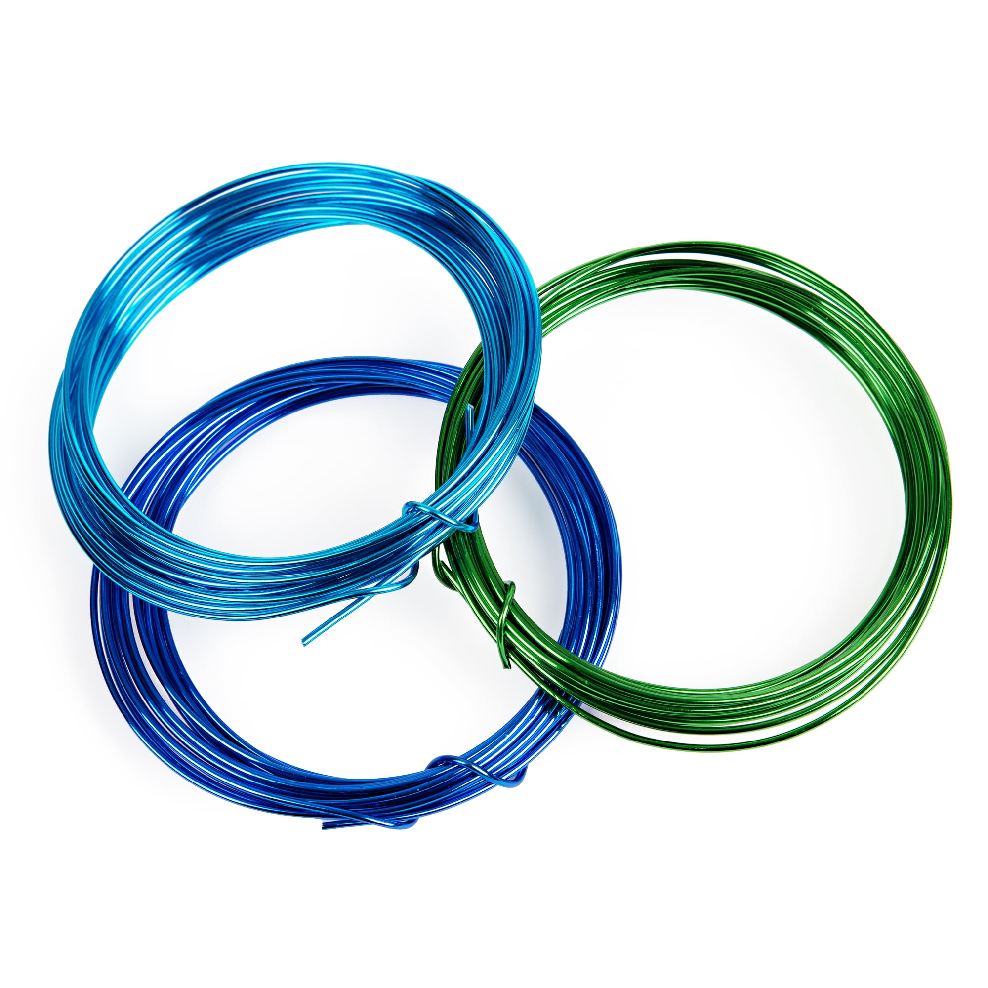 Cousin DIY Beading Wire Bulk Pack, 6 Rolls 9 ft Each, 18 Gauge Aluminum Wire, Bright Multi-Color for Jewelry Making & Crafts