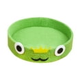 thumbnail image 2 of TISHITA Cat Bed Flannel Cat Scratch Mat Pet Scratching Sleeping Bed Hut Round Bed Summer Green, 2 of 8