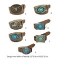 thumbnail image 3 of ZPAQI Ethnic PU Waist Belt with Metal Buckle for Fashion Enthusiasts Jeans Skirt, 3 of 21