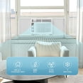 thumbnail image 6 of 5000 BTU Window Air Conditioner Easy Cool: Cools Up to 150 sq ft, 2 Fan Speeds, 4-Way Air Direction, 6 of 8