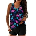 thumbnail image 2 of Sakmal Full Coverage Tankinis Women Plus Size Swimwear Floral Holiday Womens Swimsuits L, 2 of 7