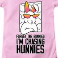 thumbnail image 3 of KTMKH Boys And Girls Cartoon Bunny I AM CHASINGS HUNNIES Print Short Sleeved Crawl Clothes 0 To 24 Months Kids For 0-3 Months, 3 of 3