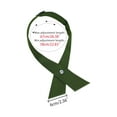 thumbnail image 2 of INSPIRE CHIC Women's Adjustable Criss-Cross Bow Ties Solid Snap Button Neck Tie for School Uniform Green One Size, 2 of 5