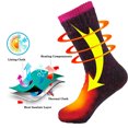 thumbnail image 3 of Lot 3-12 Pairs Winter Womens Warm Thermal Boot Crew Socks Heavy Duty Size 9-11, 3 of 4