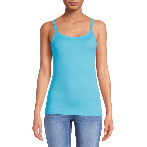 No Boundaries Ribbed Cami Top, Women's XXS-XXL