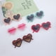 thumbnail image 2 of Bonitas gafas de sol de moda coreana con forma de corazón para niños, gafas de sol kawaii para niños y niñas, pequeñas gafas de dibujos animados frescas, 2 of 6