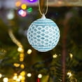 thumbnail image 4 of YOHAVEN Christmas Tree Ornaments 3" Foam Ball Pendant Pearl Hanging Baubles Colored Glitter Holiday Party Supplies Xmas Tree Wall Window Decorations, 4 of 6
