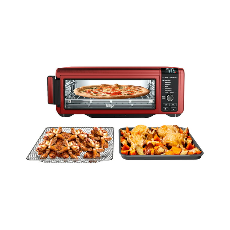 Restored Ninja SP101 Foodi 8-in-1 Digital Air Fry, Large Toaster Oven, Flip-Away  for Storage, Dehydrate, Keep Warm, 1800 Watts, XL Capacity, (Stainless  Steel) (Refurbished) 