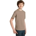 thumbnail image 4 of Port Company Youth Cotton Essential T-Shirt Sand XS., 4 of 4