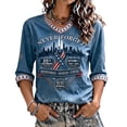 thumbnail image 2 of 9/11 25th Anniversary Shirt Womens WE Will Never Forget Tee Shirts | Lightweight Fabric, V Neck Short Sleeve Tops, American Flag, 2001-2026 25Th Anniversary Tops, Patriotic Honor Tee Shirt,2XL, 2 of 5